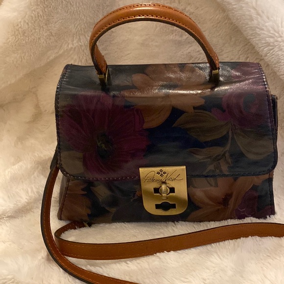 Patricia Nash Chauny Satchel purse UEC Peruvian painting collection - Picture 5 of 15